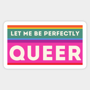 LGBTQ - Perfectly Queer Sticker